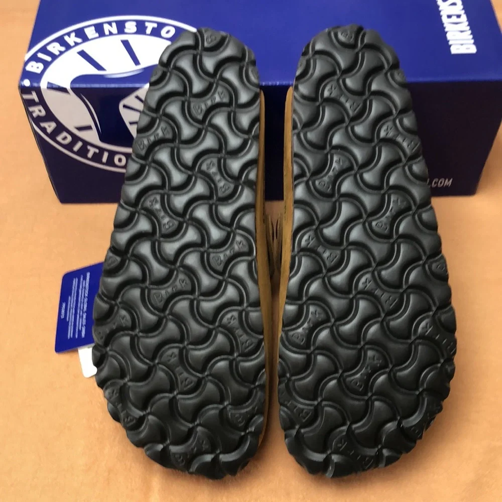 🔥 NWT Women's Mink Suede Birkenstock Boston Shoes - Narrow Fit - Picture 3 of 5